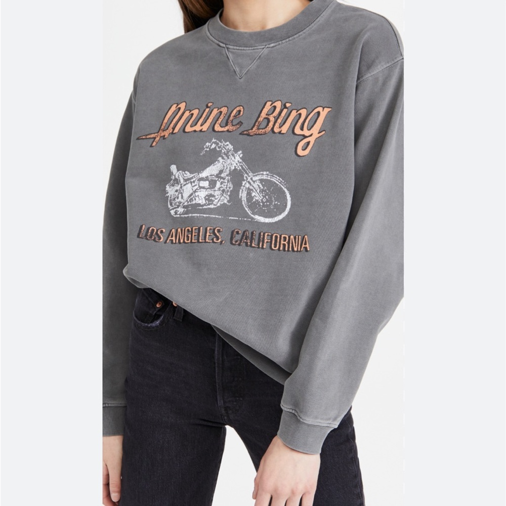 Anime Bing Los Angeles Ramona Moto Sweatshirt XS